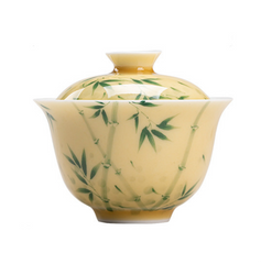 Yuehuang | Hand-painted Banzhu Xiangfei | Fuling Gaiwan