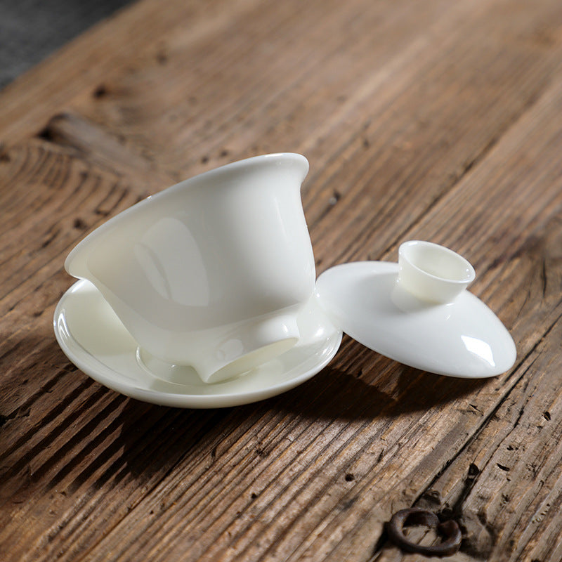 White porcelain tea set | Gongfu tea set