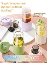 Portable Magnetic Tea-Water Separation Brewing Cup