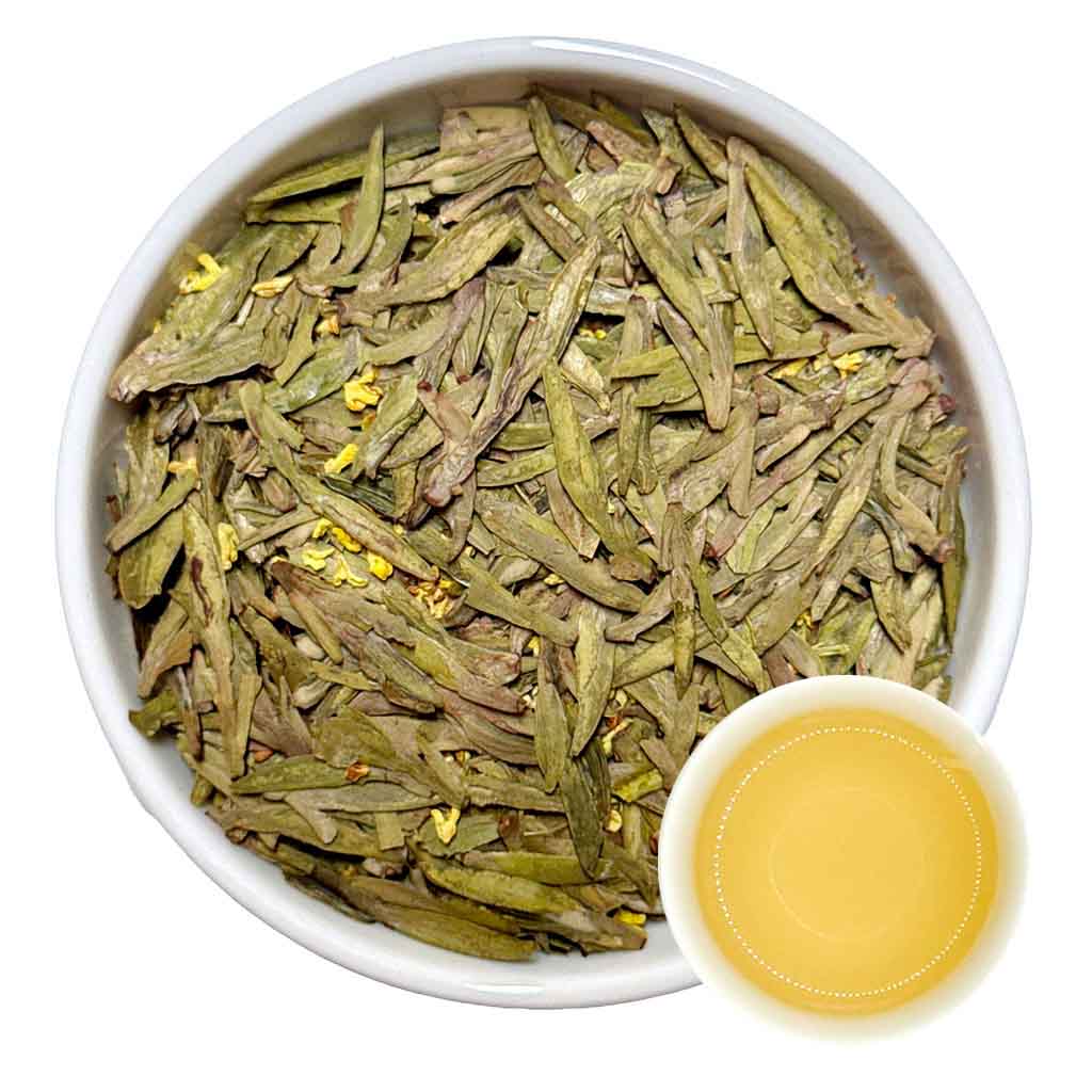 Osmanthus Dragon Well Longjing Green Tea | Chinese Tea