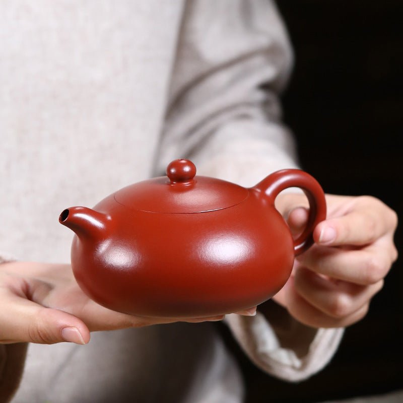 Half Moon Teapot | Original Ore Dahongpao Clay | Handmade - DH TEA