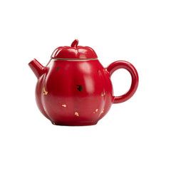 Hawthorn Red | Gold Sprinkles | Pumpkin Teapot - DH TEA