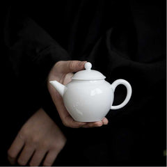 Jade Porcelain | Small Round Teapot - DH TEA